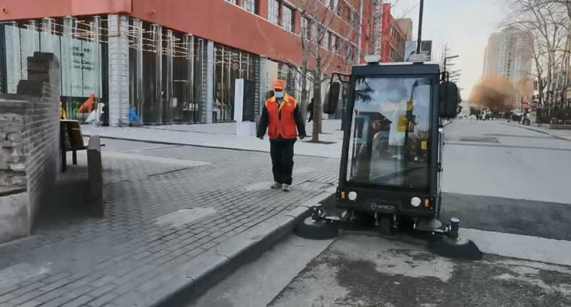 北京798藝術區使用揚子掃地機后，持續采購！